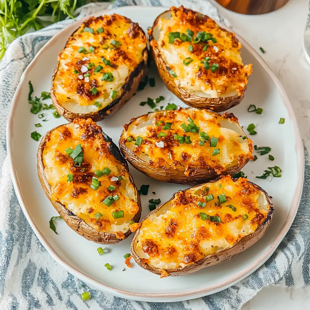 Air Fryer Twice Baked Potatoes