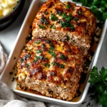 Garlic Parmesan Chicken Meatloaf
