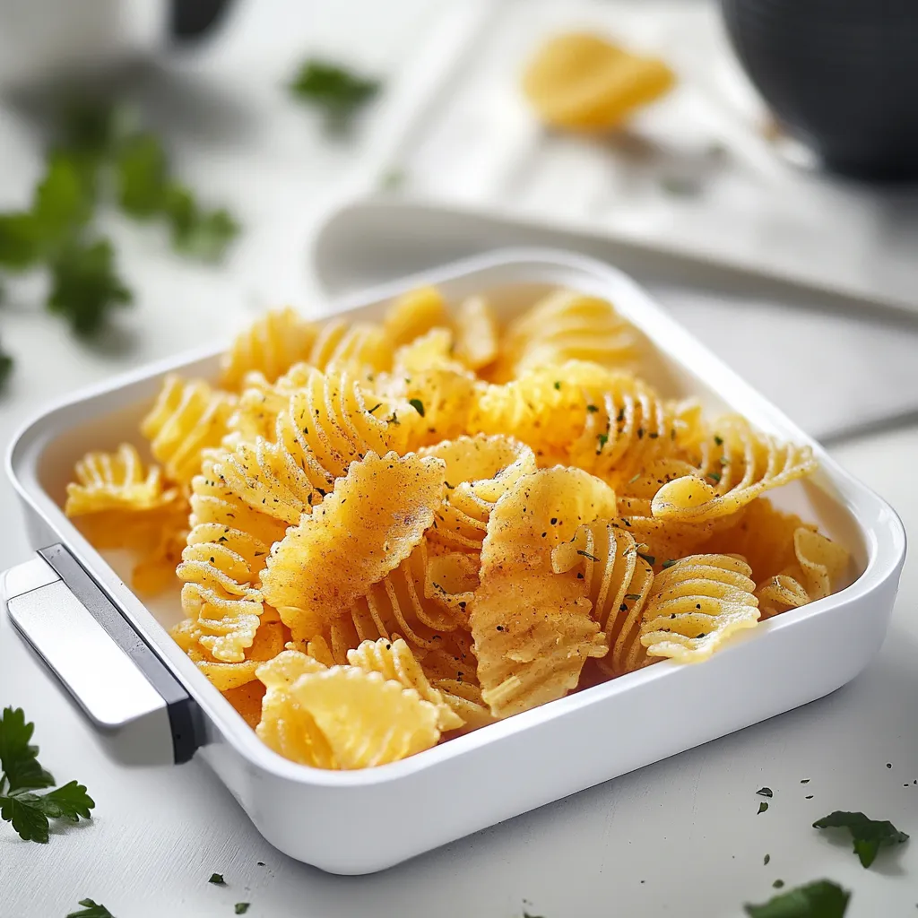 Air Fryer Pasta Chips