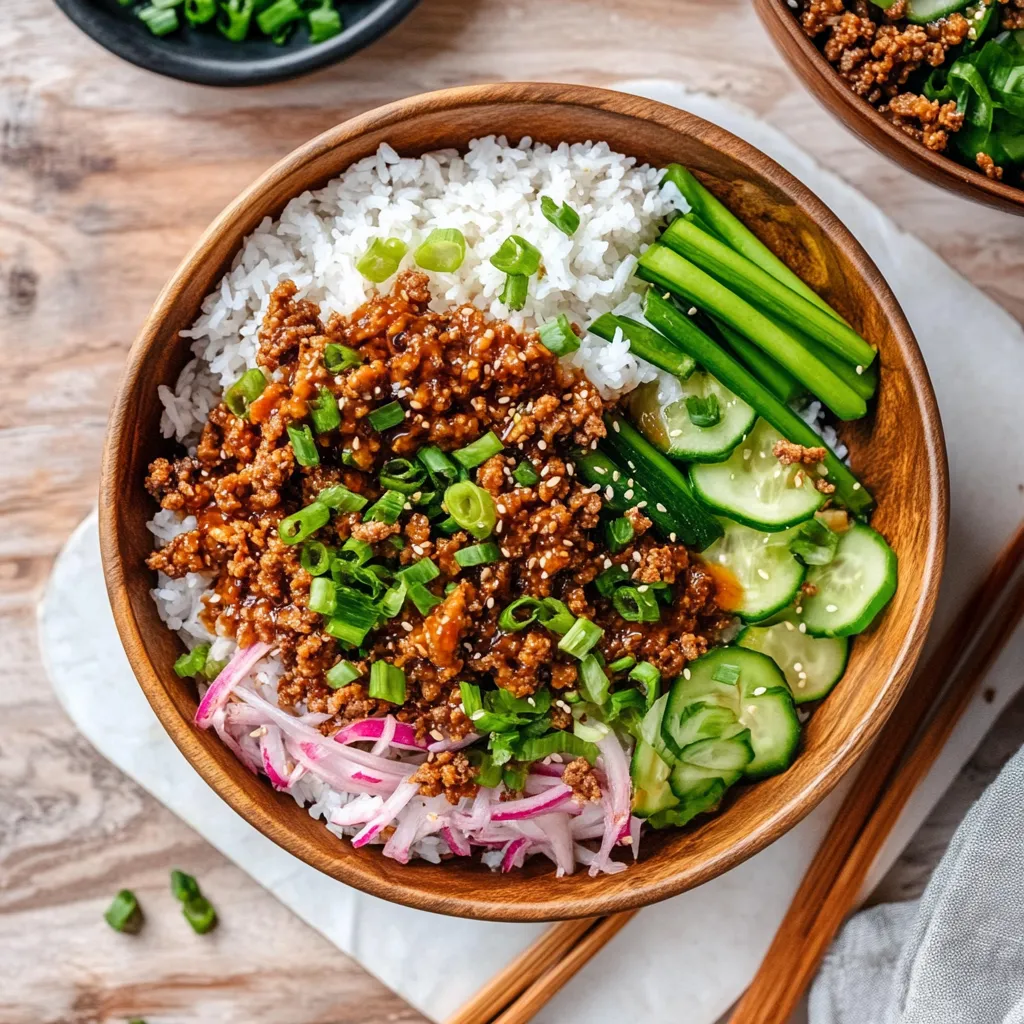 Teriyaki Ground Turkey Bowl