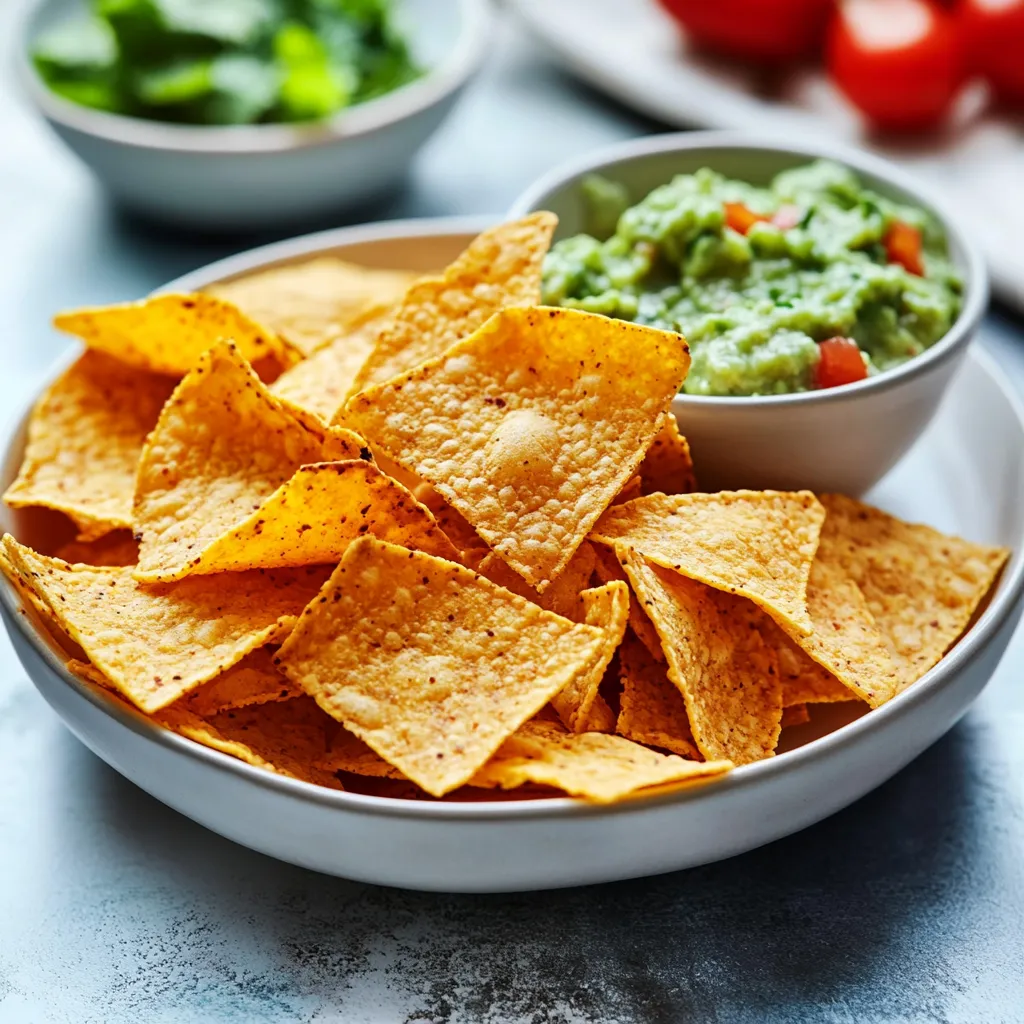 Crispy Homemade Air Fryer Tortilla Chips