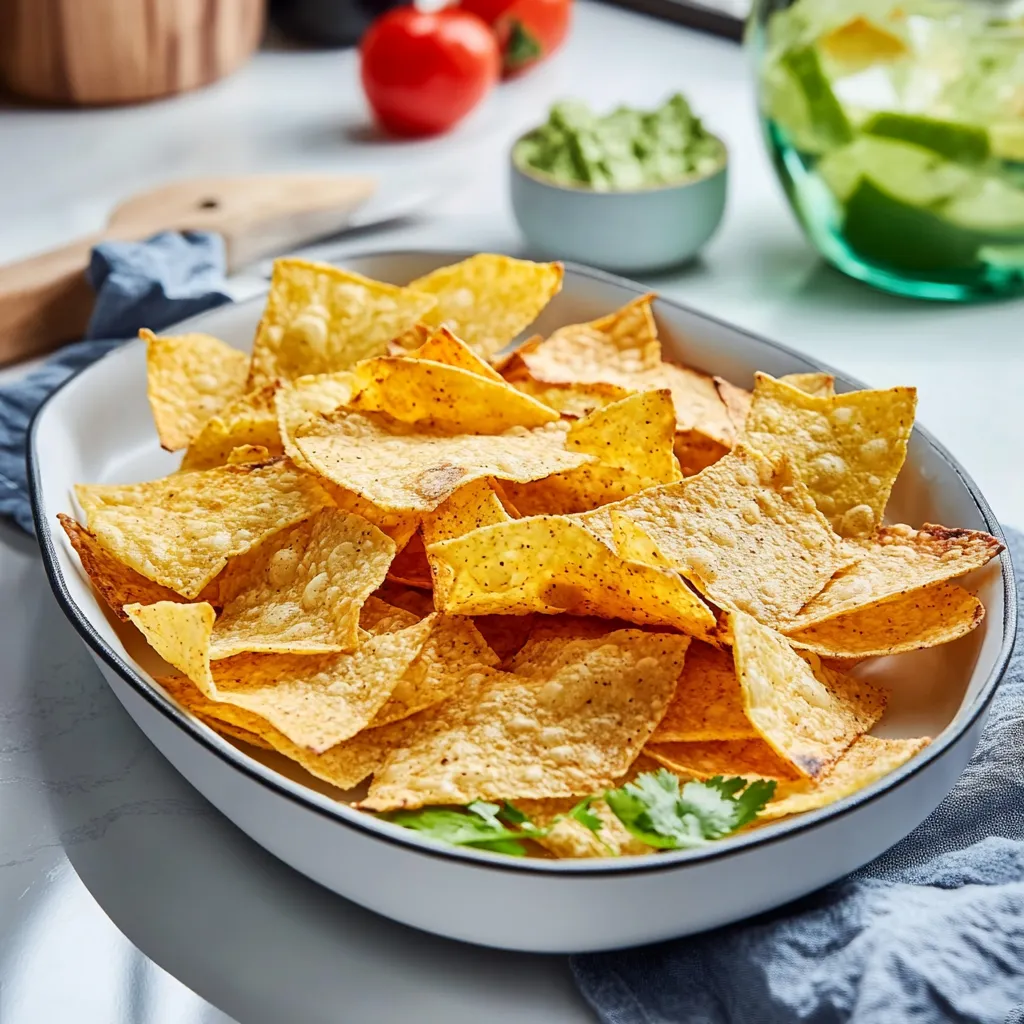 Crispy Homemade Air Fryer Tortilla Chips