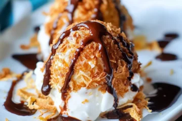Air Fryer Fried Ice Cream Recipe