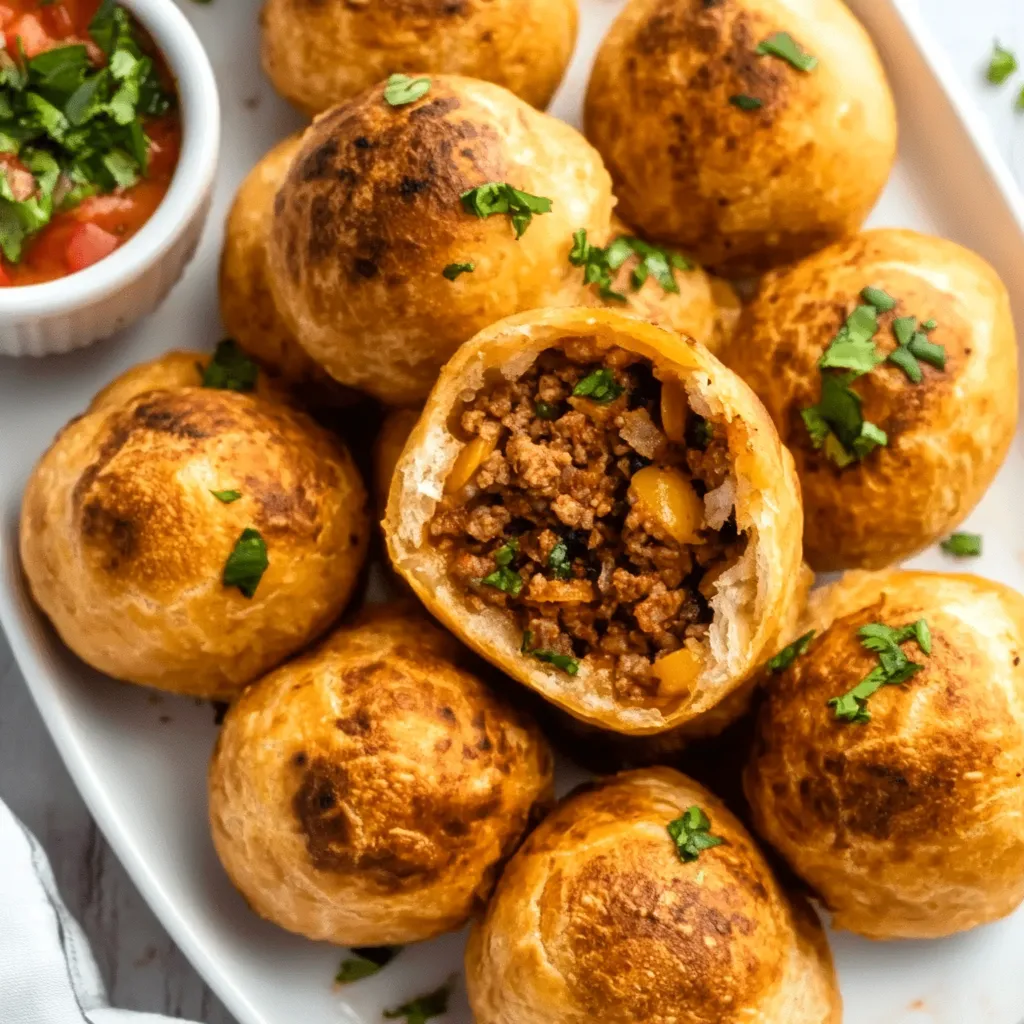 Air Fryer Taco Bombs Healthy