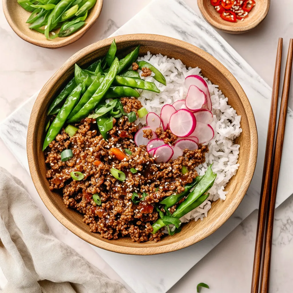 Teriyaki Ground Turkey Bowl