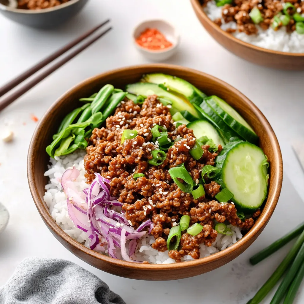 Teriyaki Ground Turkey Bowl