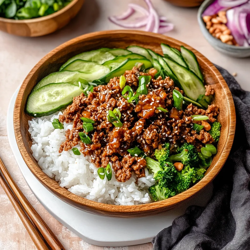 Teriyaki Ground Turkey Bowl