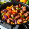 Air Fryer Sausage and Peppers