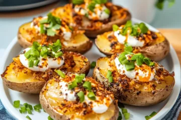 Air Fryer Twice Baked Potatoes
