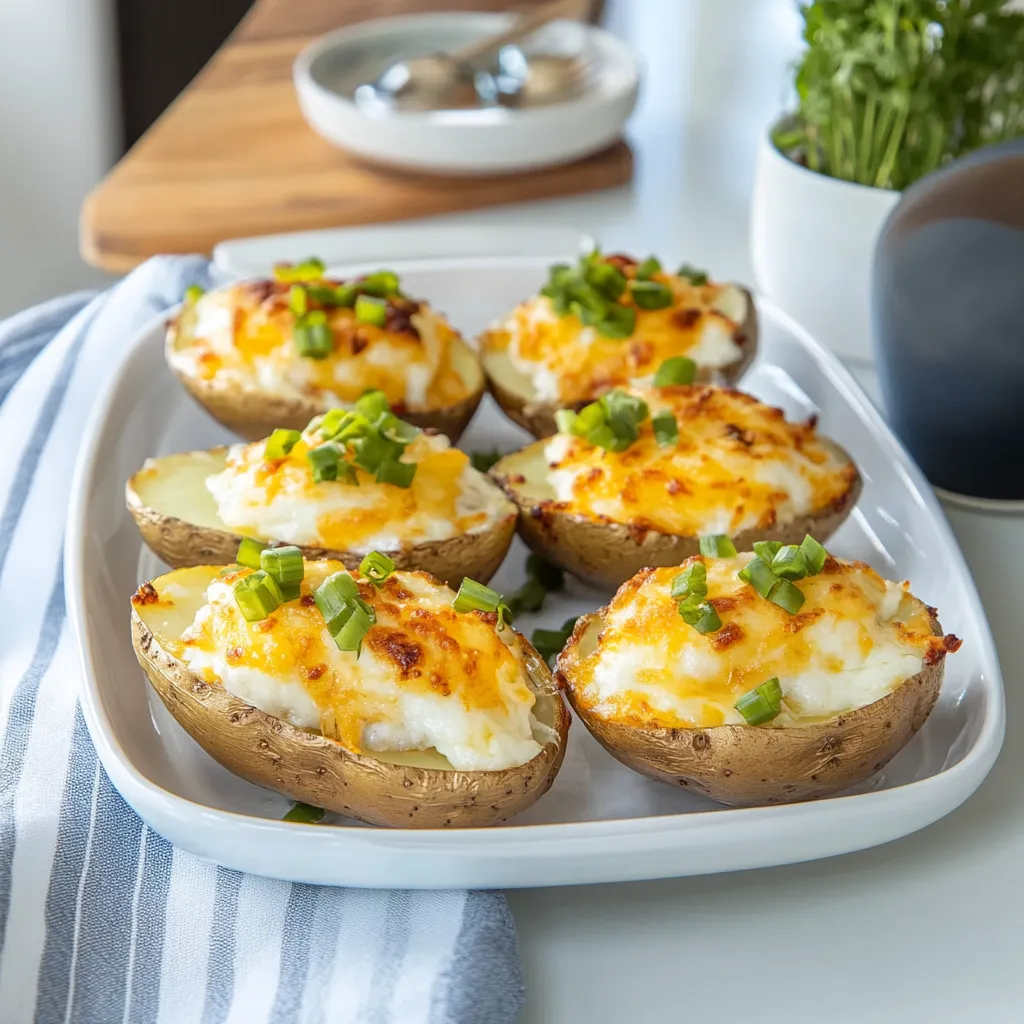 Air Fryer Twice Baked Potatoes