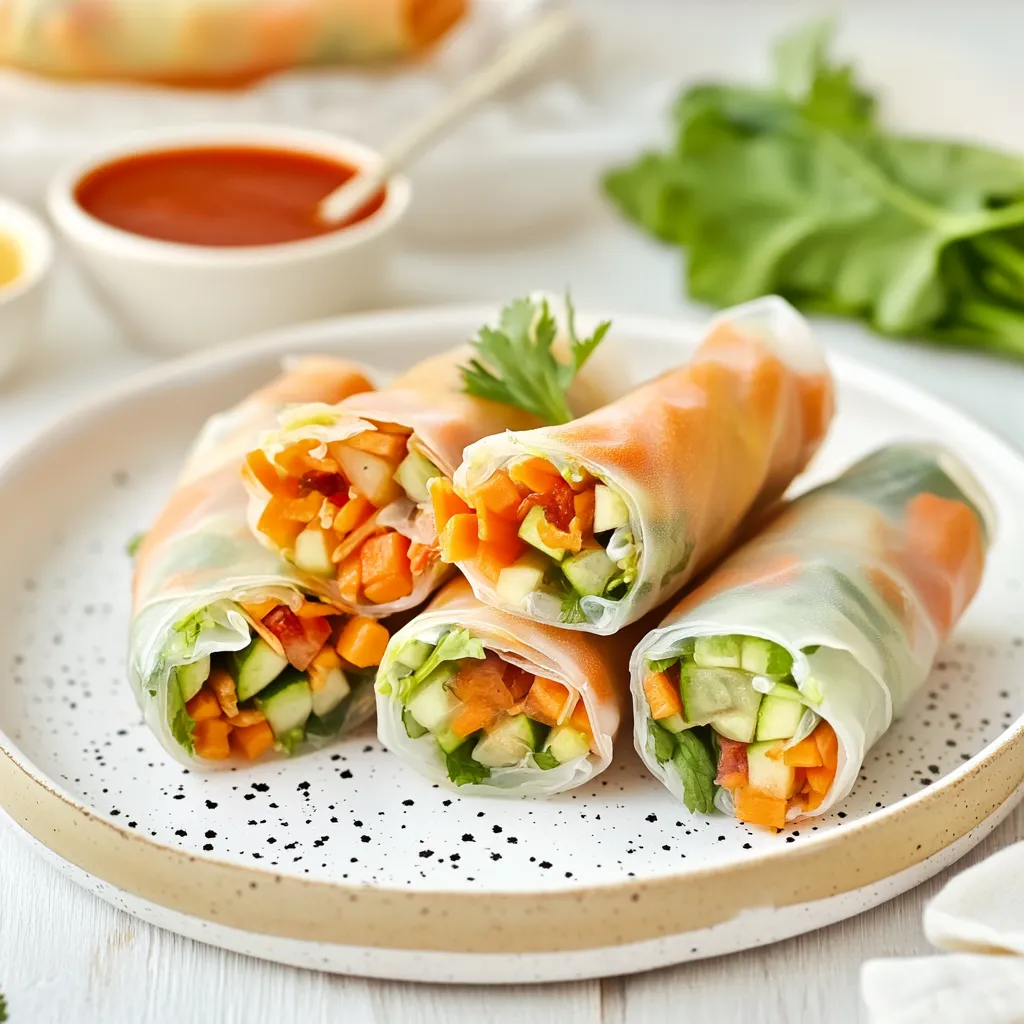 Air Fryer Vegetable Spring Rolls