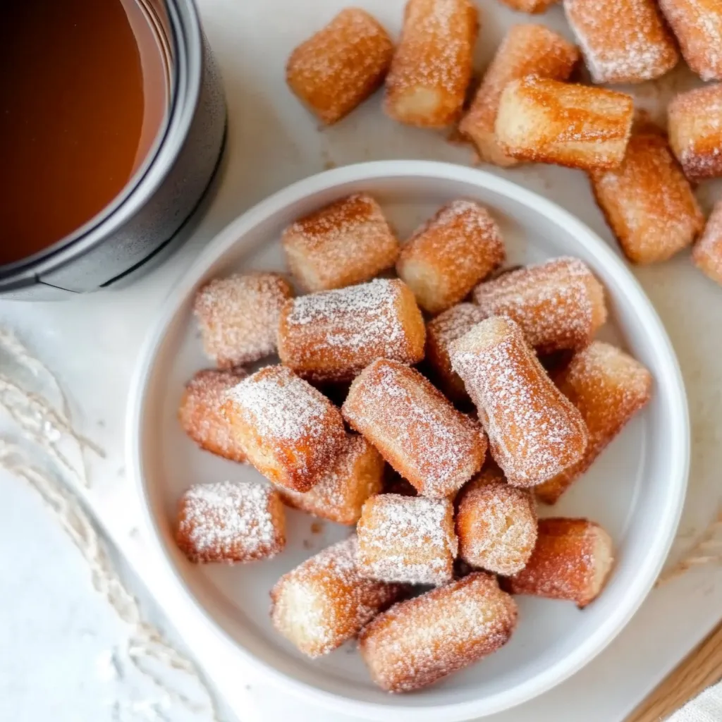 Air Fryer Churro Bites Easy