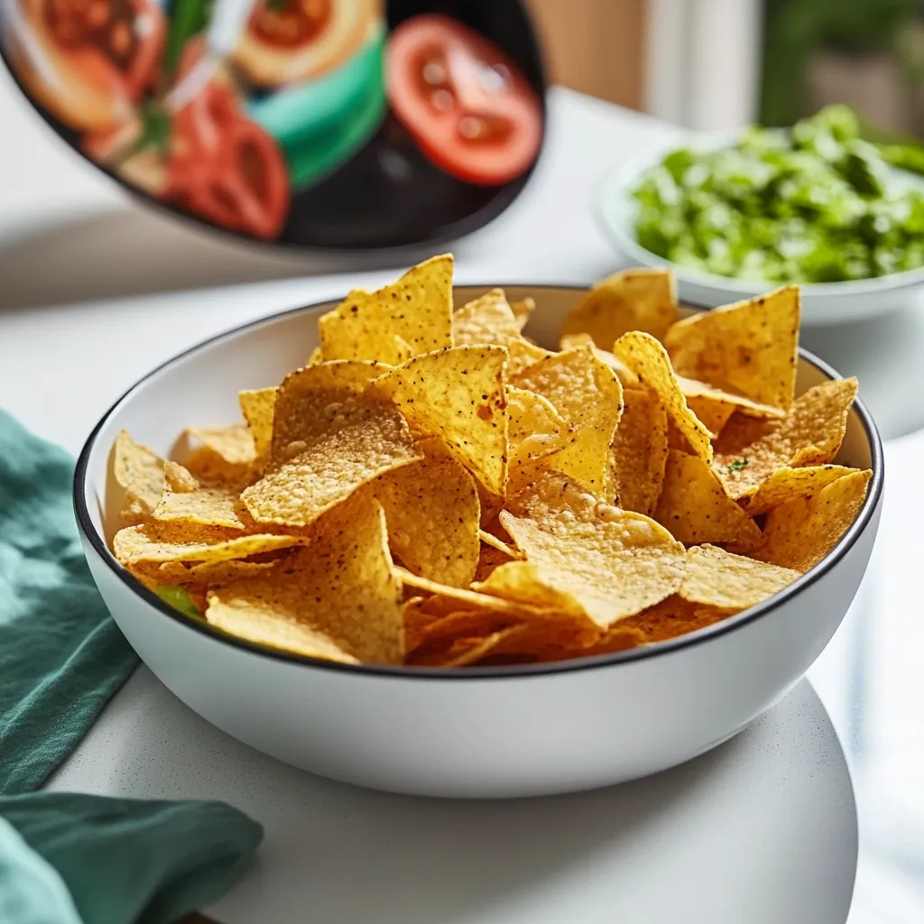Air Fryer Tortilla Chips Flour Tortillas