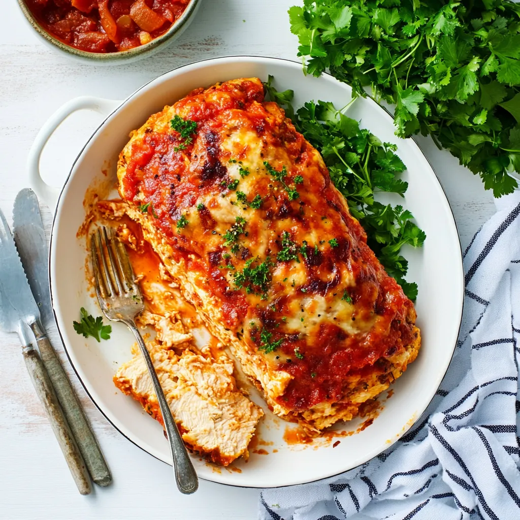 Best Cheesy Chicken Meatloaf