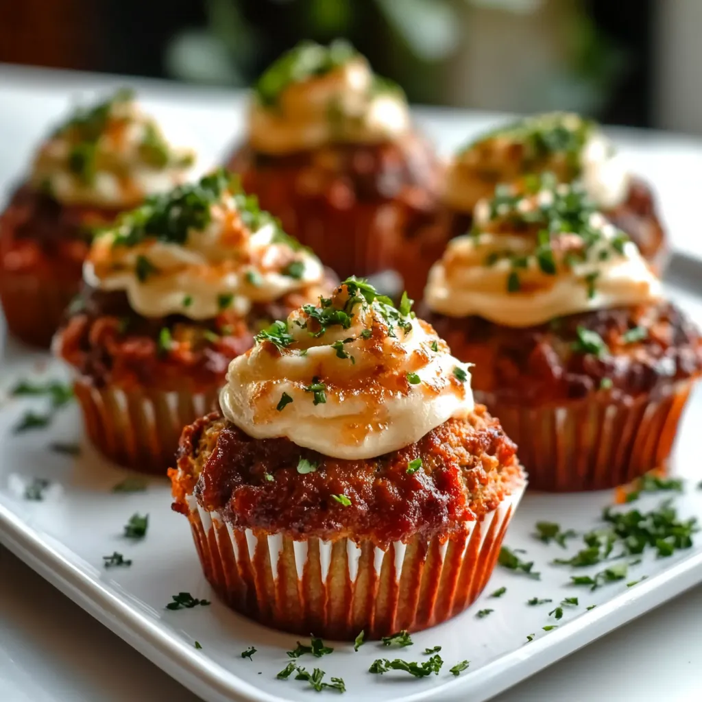 Delicious and Healthy Meatloaf Cupcakes Recipe