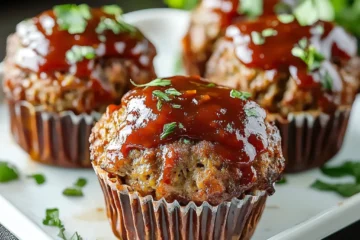 Easy BBQ Meatloaf Muffin Recipe