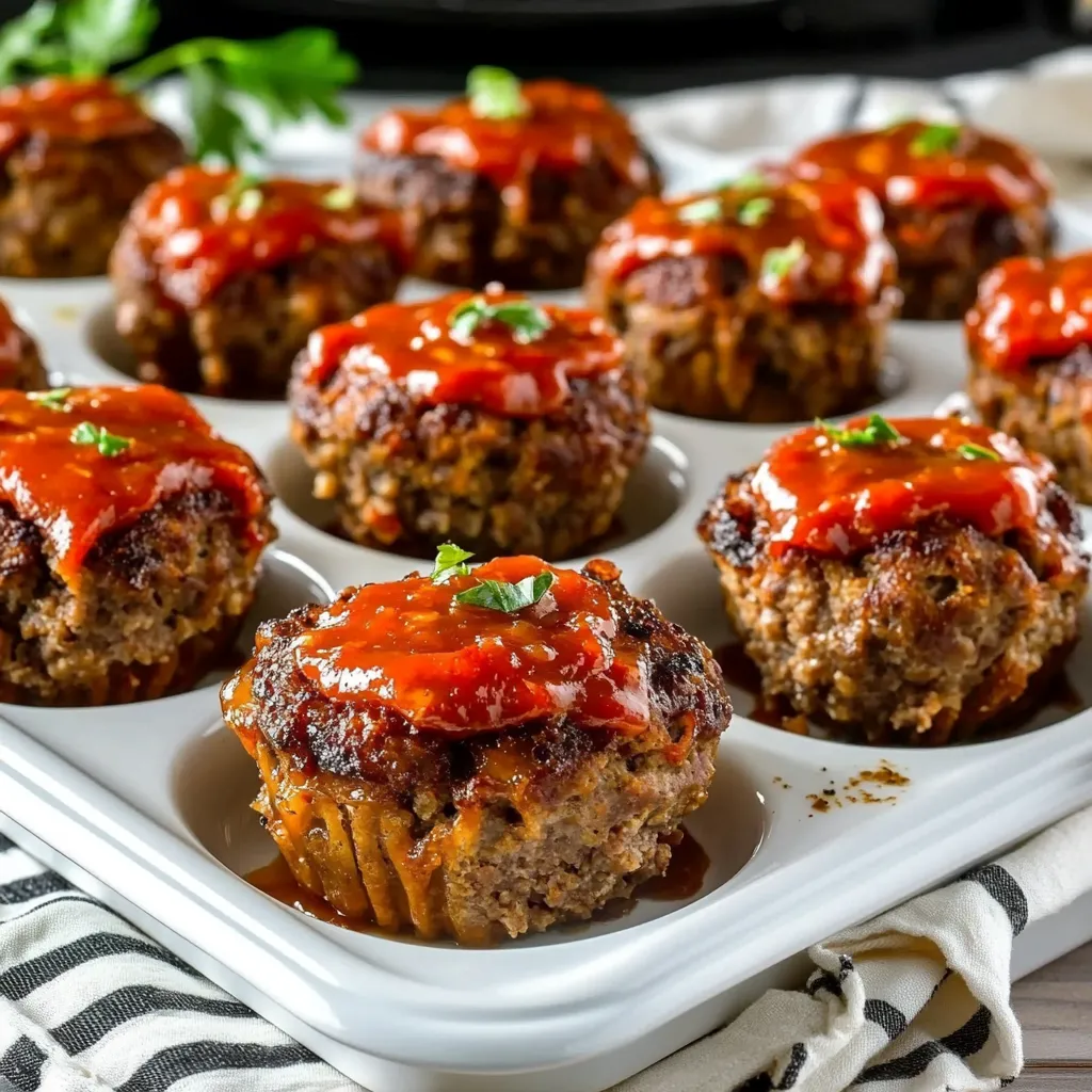 Easy Muffin Pan Meatloaf