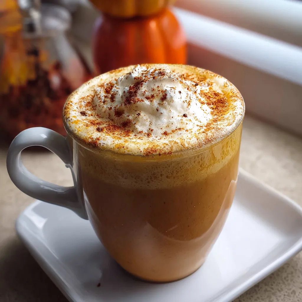 Homemade Pumpkin Spice Latte Iced