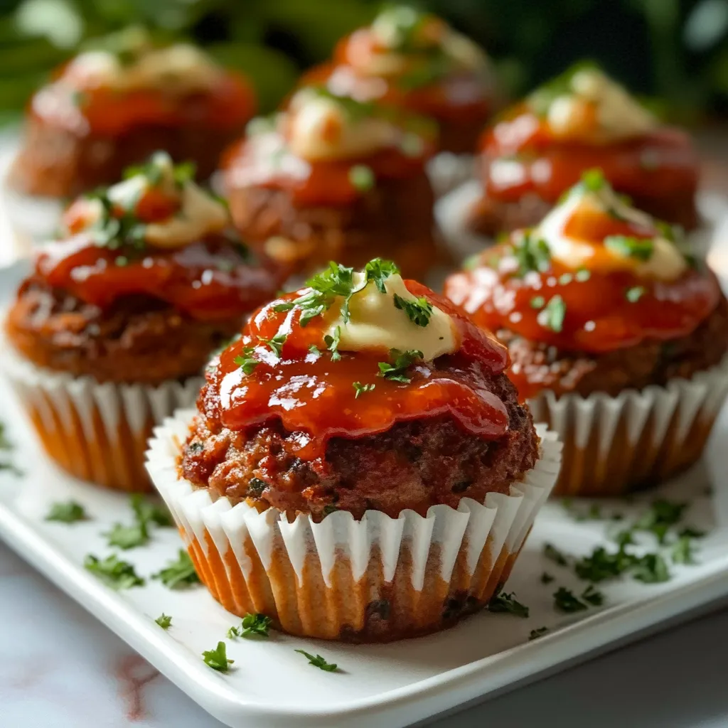 Meatloaf Cupcakes Recipe