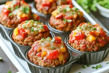 Meatloaf Cups Muffin Tins