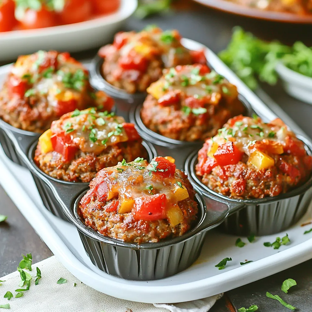Meatloaf Cups Muffin Tins