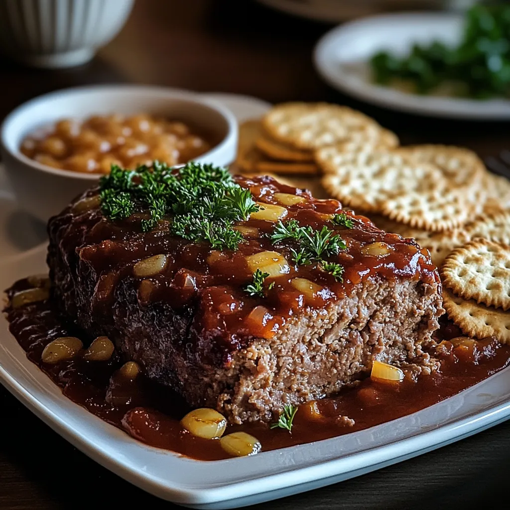 Meatloaf Recipe Crackers and Healthy