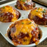 Perfect Cheddar Barbeque Mini Meatloaf Cups