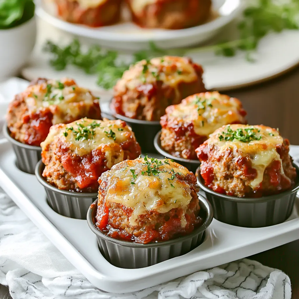 Perfect Meatloaf Cups Muffin Tins