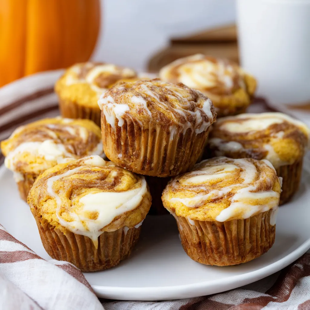 Pumpkin Cream Cheese Swirl Muffins Recipe
