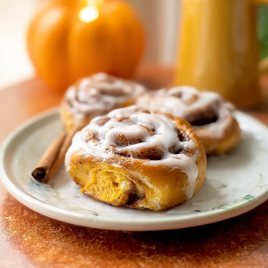 Pumpkin Spice Cinnamon Rolls Recipes