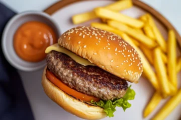 Quick Frozen Hamburgers in Air Fryer