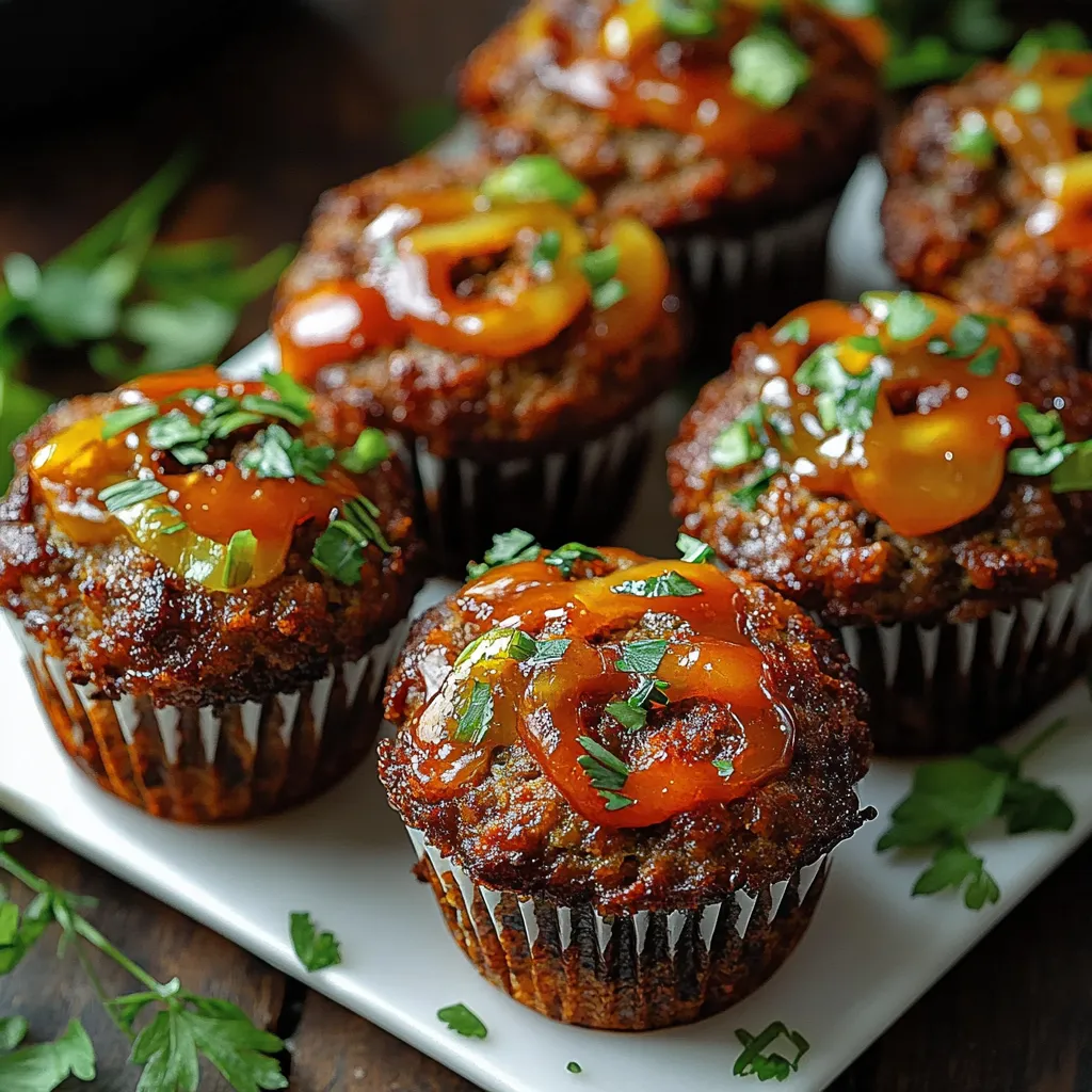 Sweet Meatloaf Muffins Recipe