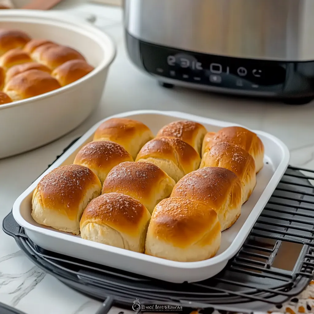 Sweet and Delicious Frozen Rolls in Air Fryer