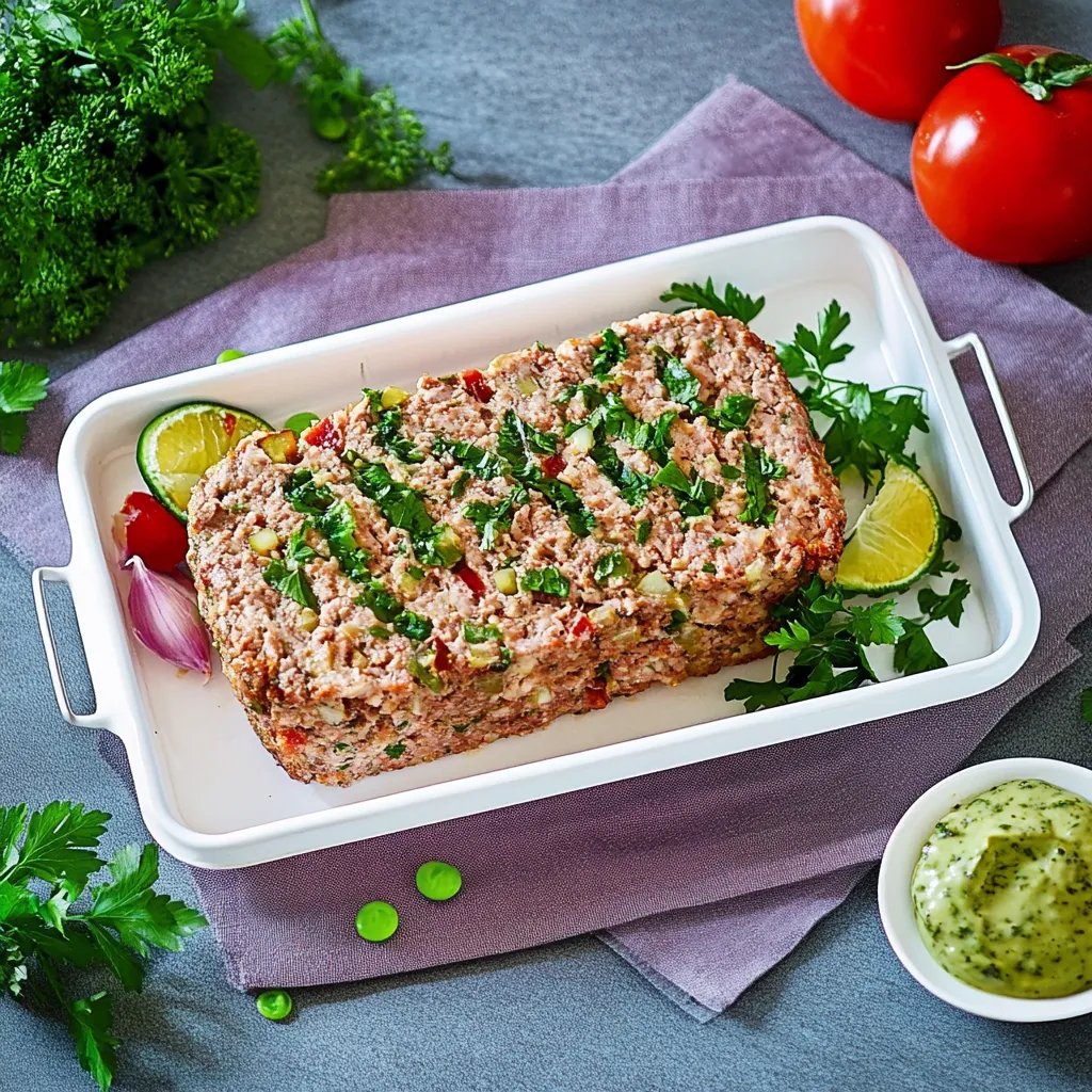Sweet and Healthy Ground Chicken Meatloaf