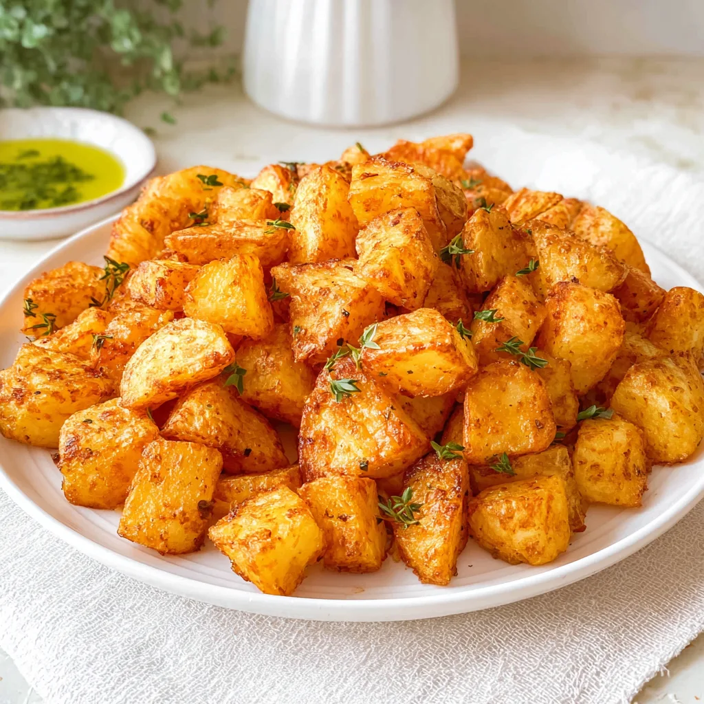 Air Fryer Diced Potatoes Recipe