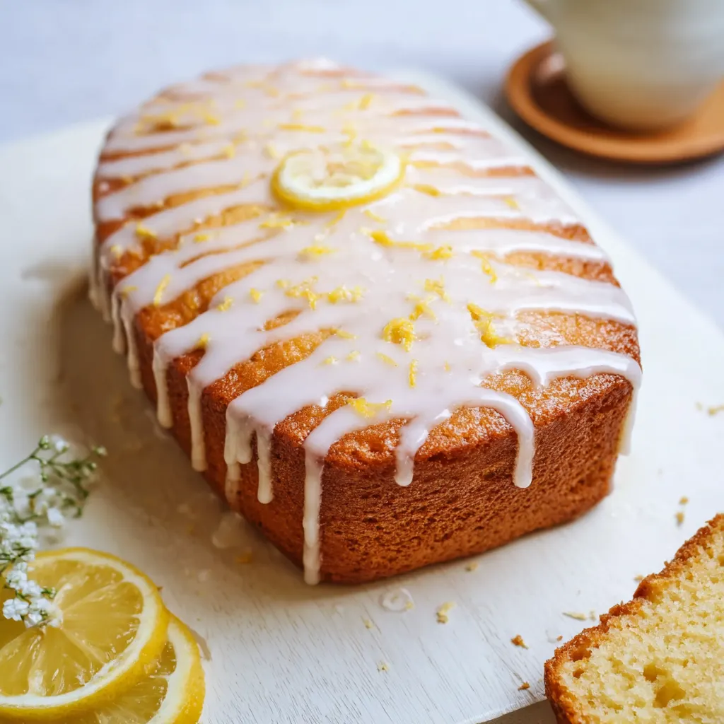 Air Fryer Lemon Drizzle Cake Recipe