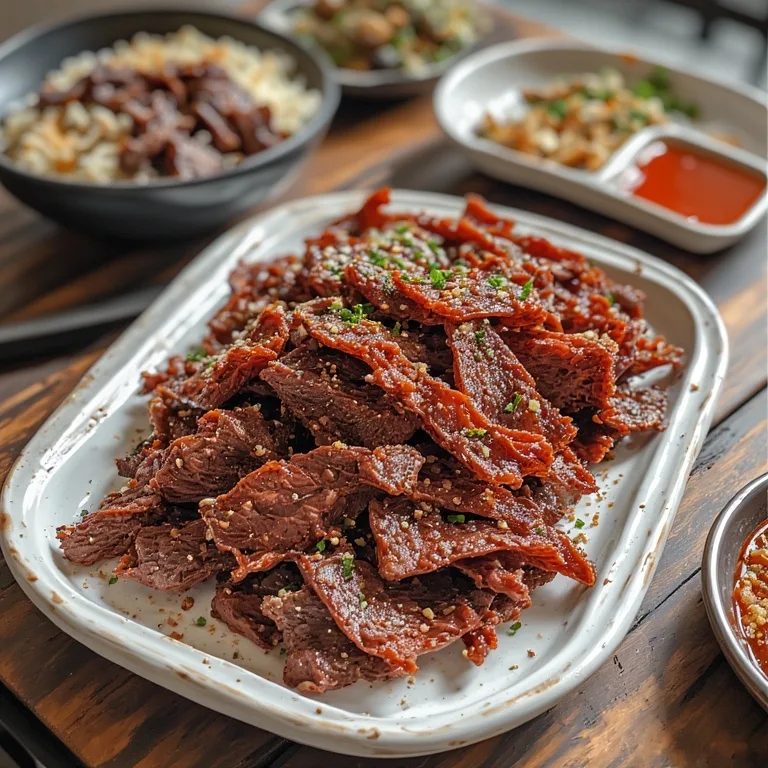 Beef Jerky Korean BBQ