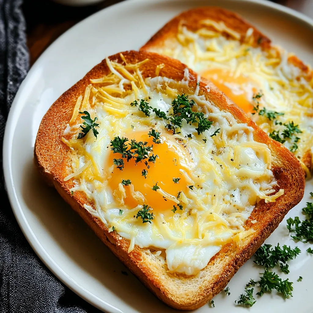 Best Cheesy Egg Toast