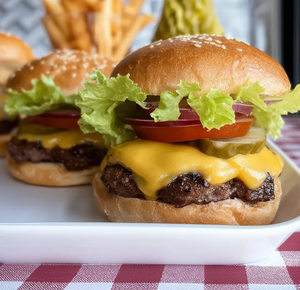 Best Damn Air Fryer Burgers