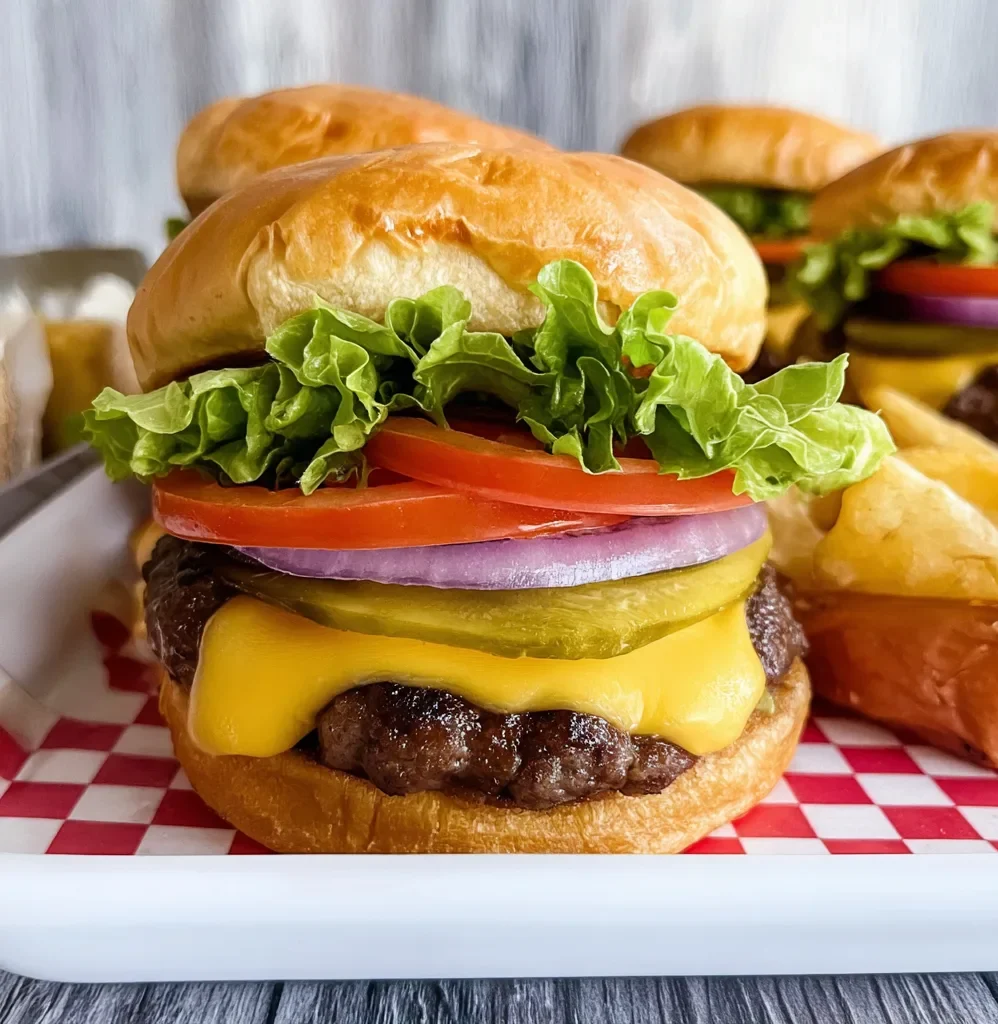 Best Damn Air Fryer Burgers
