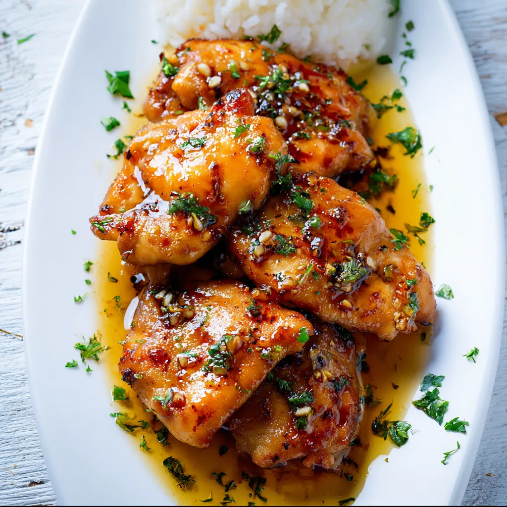 Best Honey Garlic Chicken Thighs