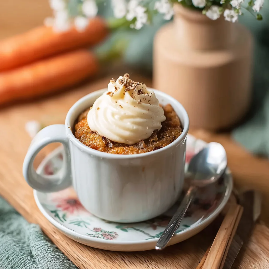 Carrot Cake in a Mug