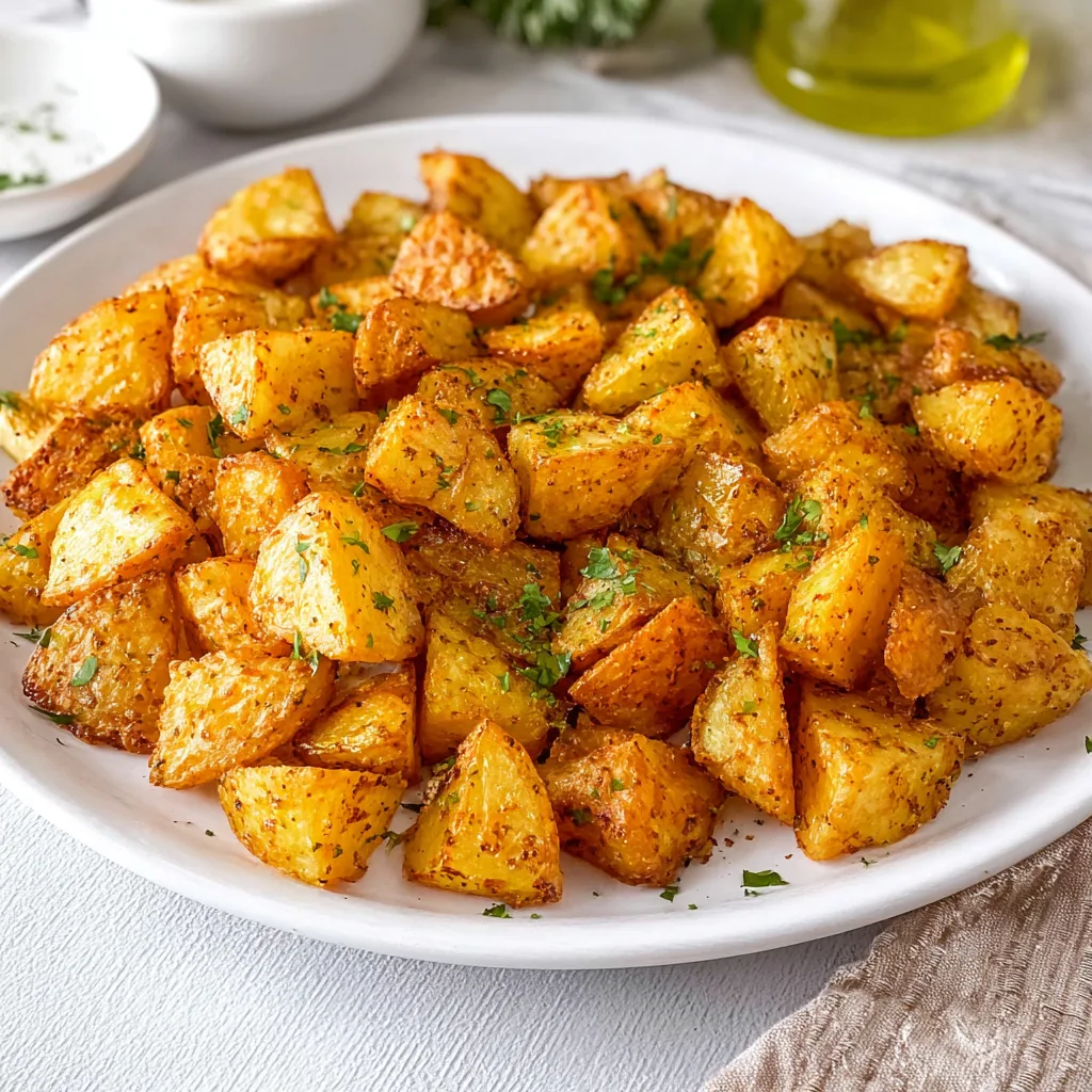 Crispy Air Fryer Diced Potatoes