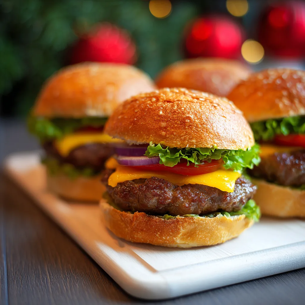 Crispy Air Fryer Hamburgers 
