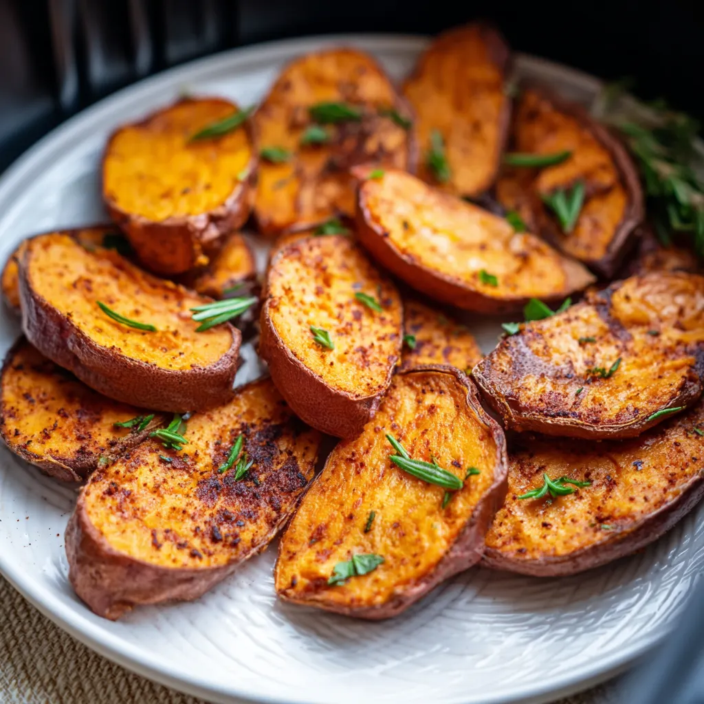 Crispy Air Fryer Sweet Potatoes Recipe