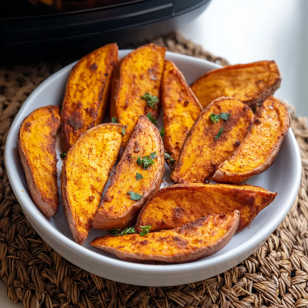 Crispy Air Fryer Sweet Potatoes