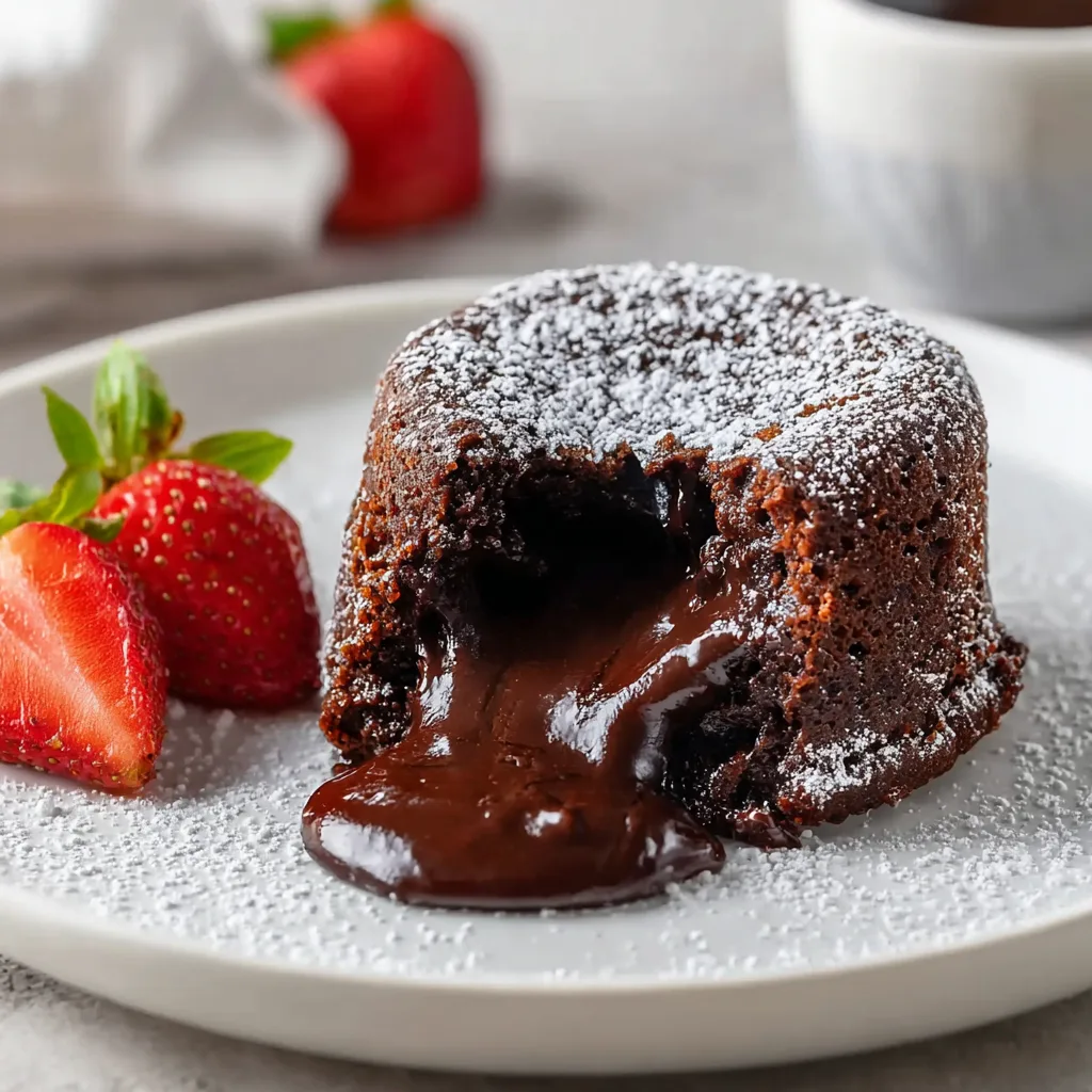Decadent Lava Cake with Your Air Fryer