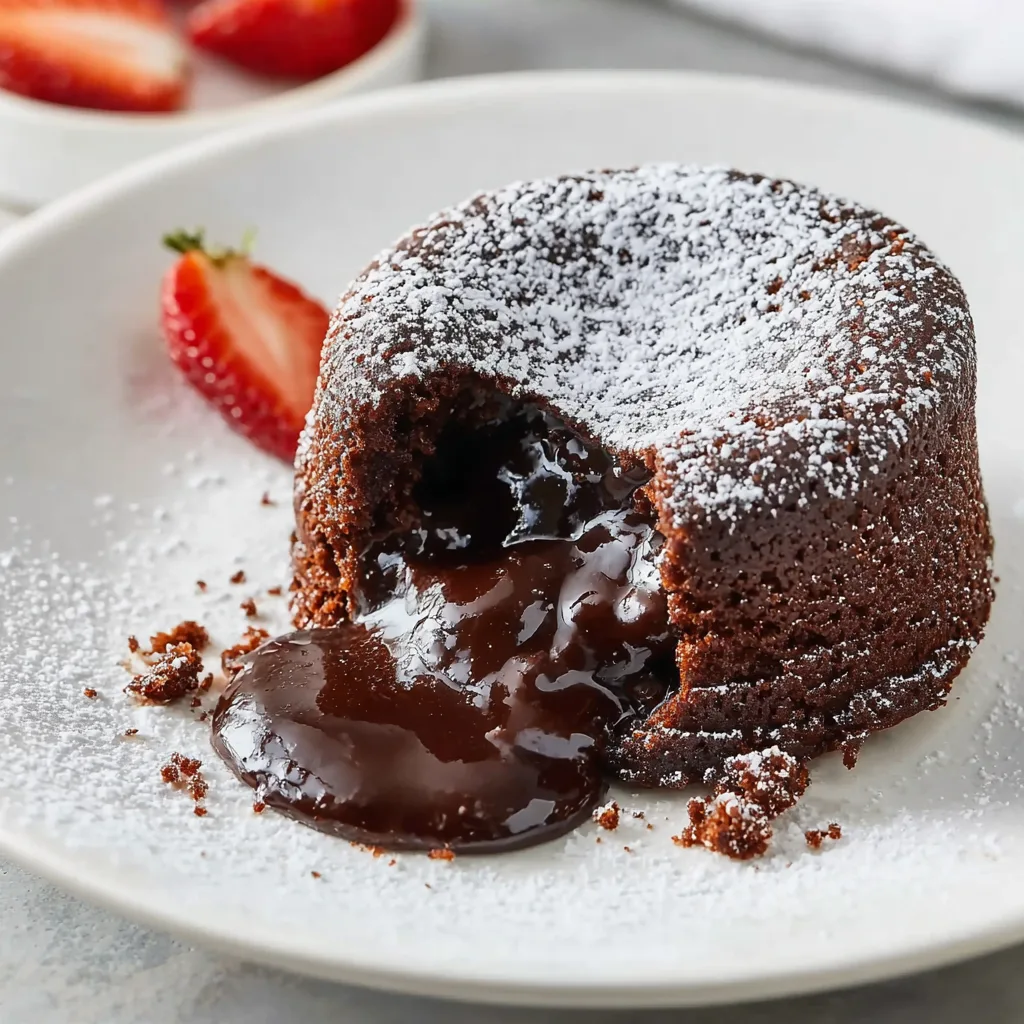 Decadent Lava Cake with Your Air Fryer Recipe
