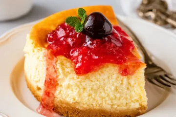 Delicious Homemade Air Fryer Cheesecake