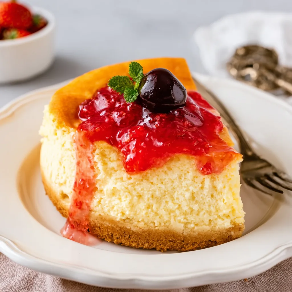 Delicious Homemade Air Fryer Cheesecake
